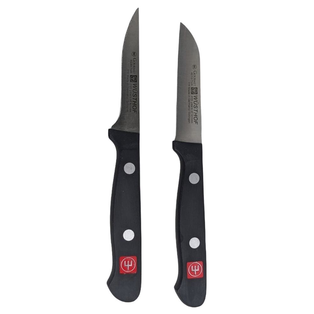 Wüsthof Gourmet Solingen German Steel Double Riveted 2Pc Paring Knife Set 2.75